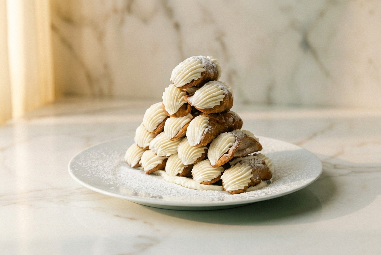 Mini cannolis à la ricotta